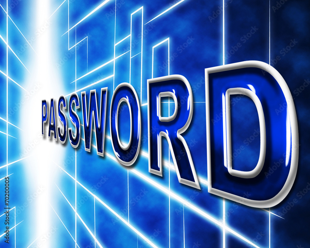 Poster password passwords indicates log in and accessible