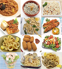 Collage de alimentos