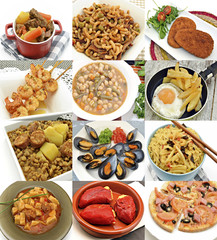 Collage de alimentos