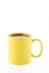 Coffee cup isolated on white background