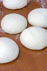 balls of dough