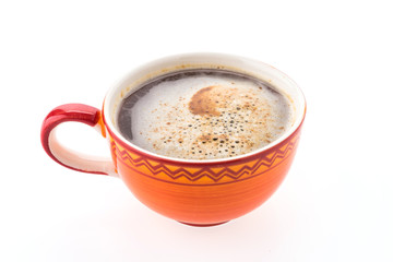 Coffee cup isolated on white background
