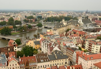 Fototapeta na wymiar Wroclaw old town