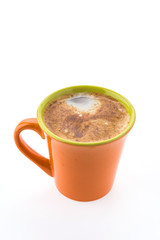 Coffee cup isolated on white background
