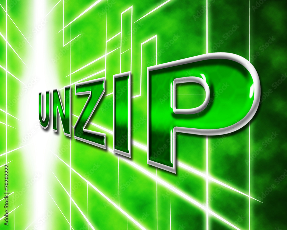 Poster unzip file means files zipper and folders