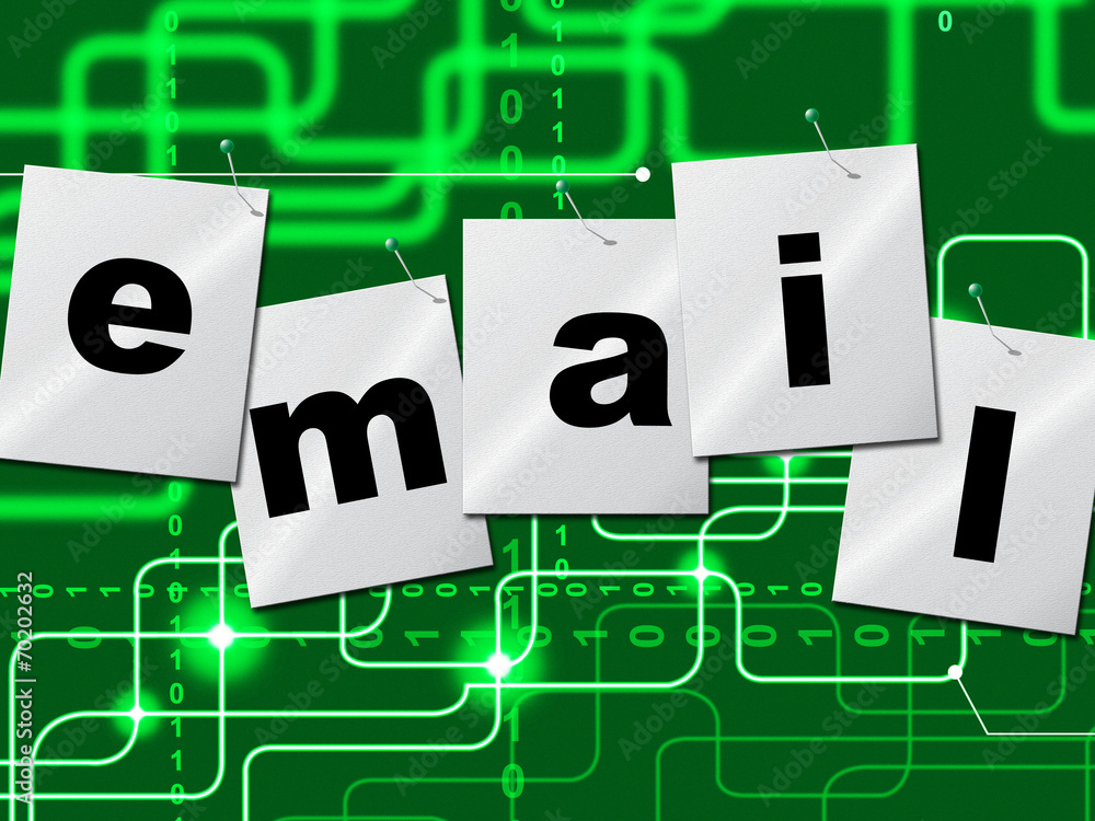 Poster emails email shows send message and correspond