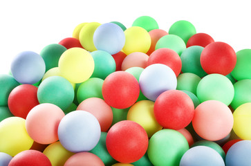 Huge pile of colorful balls