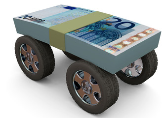 Naklejka premium Earnings Concept - 3D