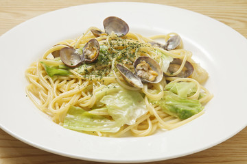 浅蜊のクリームパスタ