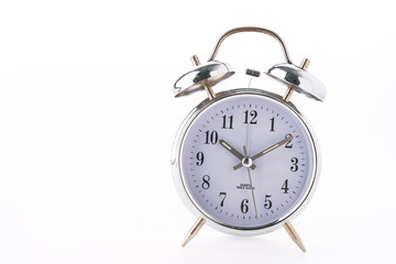 Clock isolated on white background