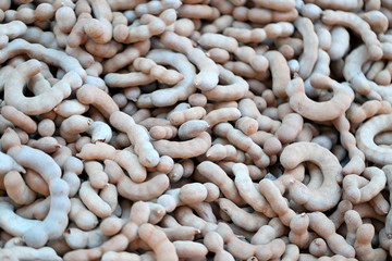 fresh tamarind on pile.