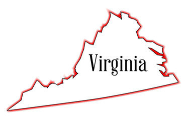 Fototapeta na wymiar Virginia State Seal