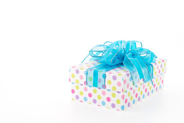 Gift box isolated on white background