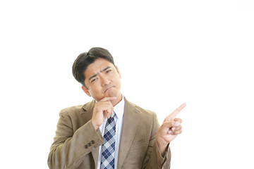 苦悩するビジネスマン