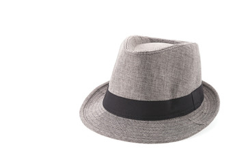 Straw hat isolated on white background