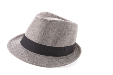 Straw hat isolated on white background