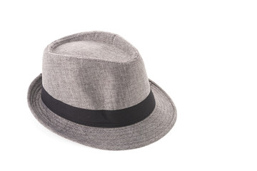 Straw hat isolated on white background