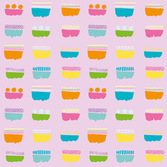 Cute multicolored abstract pattern.