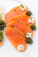 Smoked salmon salad