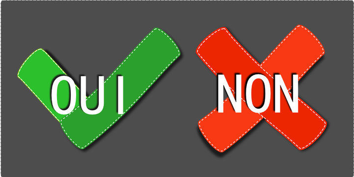 Logo oui non
