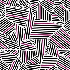 Pink In Black Pattern