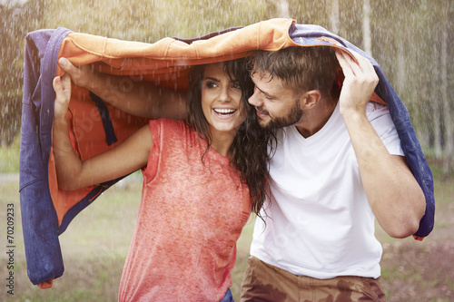 Oh baby, I have to protect you from the rain