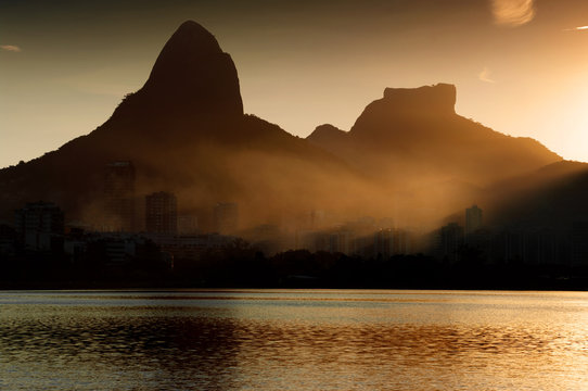 Rio at sunset