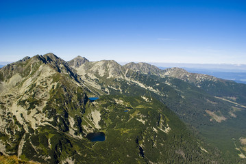 on top of the mountain
