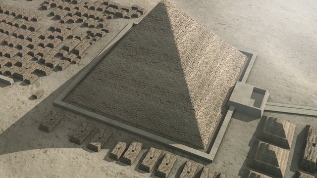 Zoom out from Giza Egypt to the universe