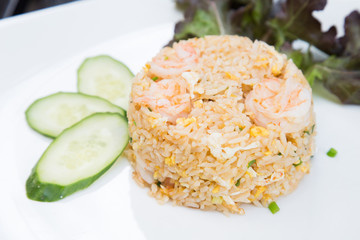 Fried rice with shrimp