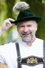 portrait of a bavarian man