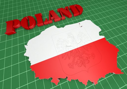 Map illustration of Poland