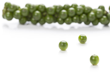 fresh pepper on white background