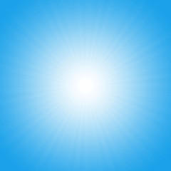 Turquoise starburst effect