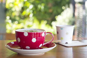 Matcha Latte Cup of green tea