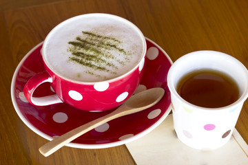 Matcha Latte Cup of green tea