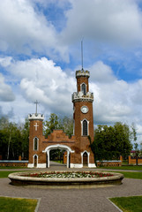 Obraz premium Castle Princess of Oldenburg. Entrance gate.
