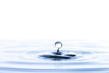 Water Drop with White Background