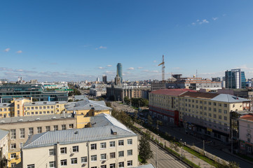 Центральная улица, города Екатеринбурга, Россия