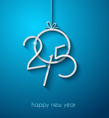 Original 2015 happy new year modern background