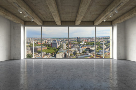 Empty luxurious apartment at day