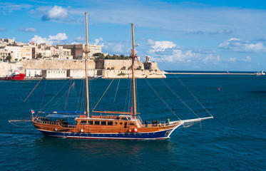 View over Valletta, the capital of Malta