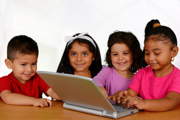 Children On Computer