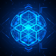 Abstract technology background