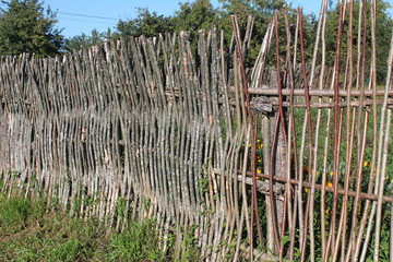 Деревенский забор