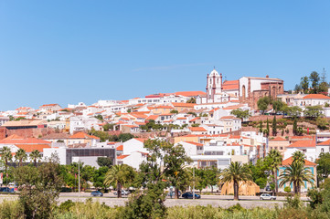 Fototapeta na wymiar Panorama of Silves in Portugal