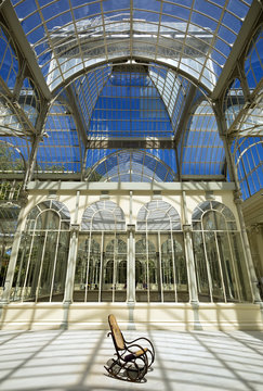 Crystal Palace at El Retiro Park in Madrid, Spain