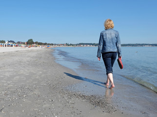 Spaziergang am Strand