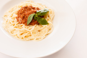 delicious pasta plate