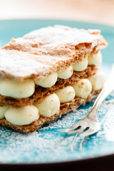 millefeuille with vanilla cream
